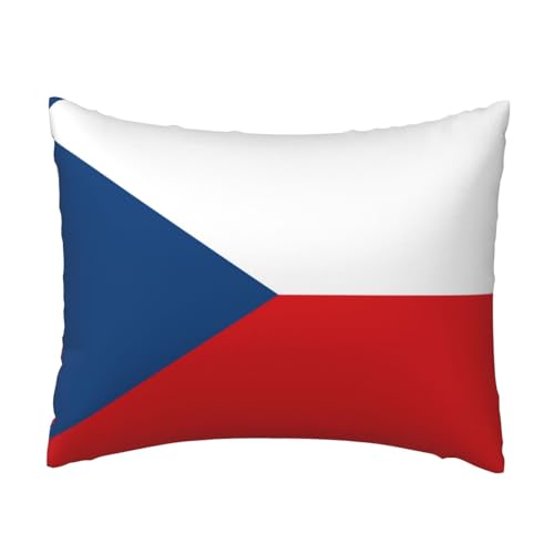 Standard-Kissenbezug mit Flagge der Tschechischen Republik (40,6 x 50,8 cm), weich und hautfreundlich von WZYCWB