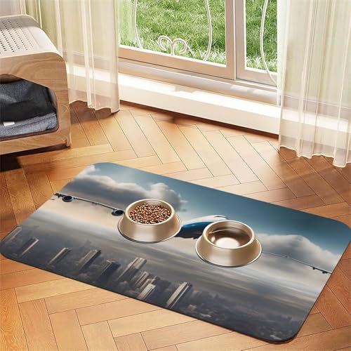 WZYCWB 40 x 60 cm hohe Höhe Flugzeug bedruckte Haustier saugfähige Tischsets – rutschfeste Futtermatten für Hunde und Katzen, Futternäpfe und Wasser-Tischsets WZYCWB 40 x 60 cm hohe Höhe Flugzeug bedruckte Haustier saugfähige Tischsets – rutschfeste Futtermatten für Hunde und Katzen, Futternäpfe und Wasser-Tischsets von WZYCWB