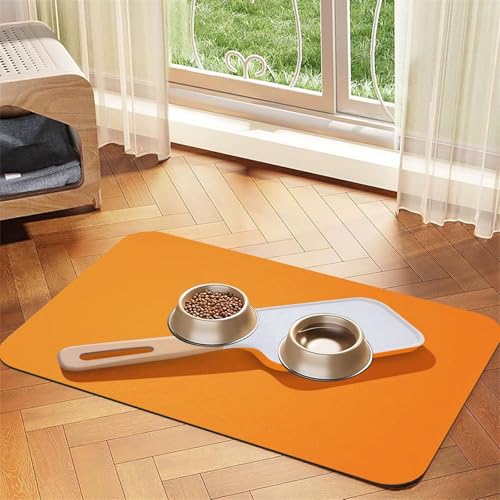 WZYCWB 40 x 60 cm weißer Spatel bedruckte saugfähige Tischsets für Haustiere – rutschfeste Futtermatten für Hunde und Katzen, Futternäpfe und Wasser-Tischsets WZYCWB 40 x 60 cm weißer Spatel bedruckte saugfähige Tischsets für Haustiere – rutschfeste Futtermatten für Hunde und Katzen, Futternäpfe und Wasser-Tischsets von WZYCWB