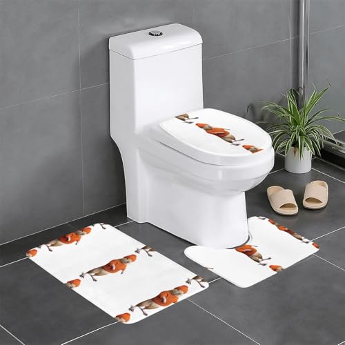 WZYCWB Abstrakte kleine Tiere bedrucktes Teppich-Set – rutschfeste Schutzmatte für Zuhause, Badezimmer, schnell trocknend und leicht zu reinigen WZYCWB Abstrakte kleine Tiere bedrucktes Teppich-Set – rutschfeste Schutzmatte für Zuhause, Badezimmer, schnell trocknend und leicht zu reinigen von WZYCWB