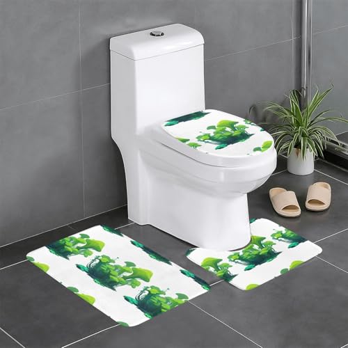 WZYCWB Algae Bloom bedrucktes Teppich-Set – rutschfeste Schutzmatte für Zuhause, Badezimmer, schnell trocknend und leicht zu reinigen WZYCWB Algae Bloom bedrucktes Teppich-Set – rutschfeste Schutzmatte für Zuhause, Badezimmer, schnell trocknend und leicht zu reinigen von WZYCWB