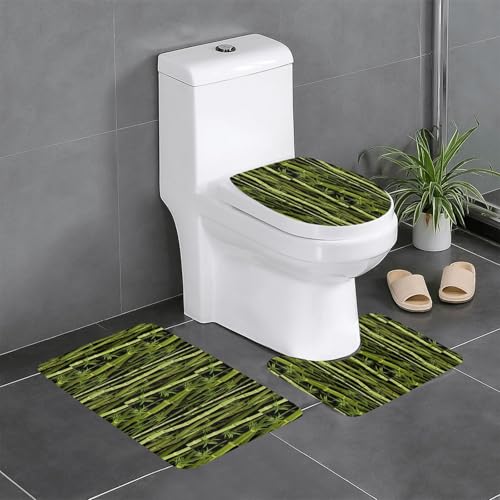WZYCWB Bedrucktes Teppich-Set aus frischem Bambus – rutschfeste Schutzmatte für Zuhause, Badezimmer, schnell trocknend und leicht zu reinigen WZYCWB Bedrucktes Teppich-Set aus frischem Bambus – rutschfeste Schutzmatte für Zuhause, Badezimmer, schnell trocknend und leicht zu reinigen von WZYCWB
