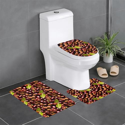 WZYCWB Bedrucktes Teppich-Set mit frischen Kastanien – rutschfeste Schutzmatte für Zuhause, Badezimmer, schnell trocknend und leicht zu reinigen WZYCWB Bedrucktes Teppich-Set mit frischen Kastanien – rutschfeste Schutzmatte für Zuhause, Badezimmer, schnell trocknend und leicht zu reinigen von WZYCWB