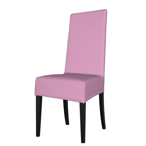 WZYCWB Blassrosa gemusterter Stretch-Esszimmerstuhlbezug, abnehmbare Schutzhülle, geeignet für Esszimmerstühle mit quadratischer Rückenlehne, Preacherstuhl WZYCWB Blassrosa gemusterter Stretch-Esszimmerstuhlbezug, abnehmbare Schutzhülle, geeignet für Esszimmerstühle mit quadratischer Rückenlehne, Preacherstuhl von WZYCWB