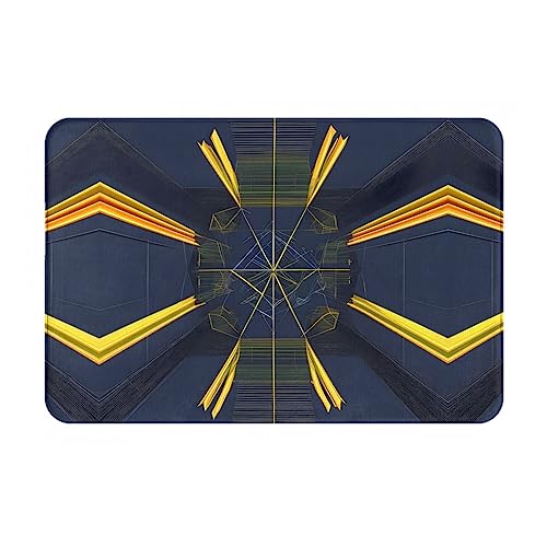 WZYCWB Bodenabsorbierende Fußmatte, Größe 40,6 x 61 cm, schützt effektiv das Wohnzimmer, das Badezimmer und die Haustür vor der Reinigung, mehrdimensionales Raummuster WZYCWB Bodenabsorbierende Fußmatte, Größe 40,6 x 61 cm, schützt effektiv das Wohnzimmer, das Badezimmer und die Haustür vor der Reinigung, mehrdimensionales Raummuster von WZYCWB