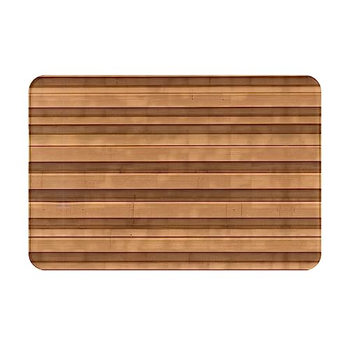 WZYCWB Bodenabsorbierende Fußmatte, Größe 40,6 x 61 cm, schützt effektiv das Wohnzimmer, das Badezimmer und die Haustür vor der Reinigung der ursprünglichen Holzfarbe von WZYCWB