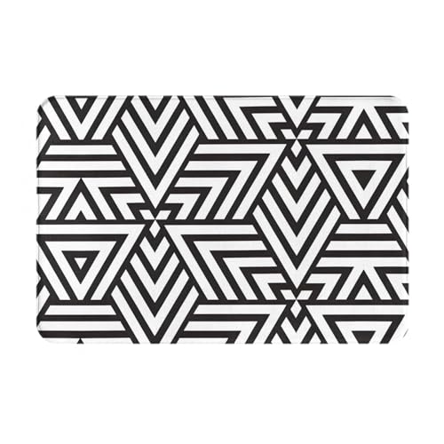 WZYCWB Bodenabsorbierende Fußmatte, Größe 40,6 x 61 cm, schützt effektiv das Wohnzimmer, das Badezimmer und die Haustür vor der Reinigung des Printidea-Musters von WZYCWB