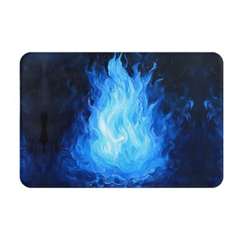 WZYCWB Bodenabsorbierende Fußmatte, Größe 40,6 x 61 cm, schützt effektiv das Wohnzimmer, das Badezimmer und die Haustür vor der Reinigung des blauen Geist-Flammenmusters WZYCWB Bodenabsorbierende Fußmatte, Größe 40,6 x 61 cm, schützt effektiv das Wohnzimmer, das Badezimmer und die Haustür vor der Reinigung des blauen Geist-Flammenmusters von WZYCWB