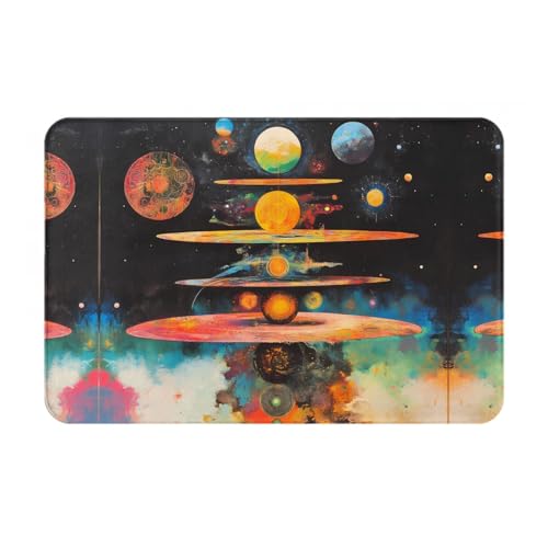 WZYCWB Bodenabsorbierende Fußmatte, Größe 40,6 x 61 cm, schützt effektiv das Wohnzimmer, das Badezimmer und die Haustür vor der Reinigung des kosmischen Balance-Musters WZYCWB Bodenabsorbierende Fußmatte, Größe 40,6 x 61 cm, schützt effektiv das Wohnzimmer, das Badezimmer und die Haustür vor der Reinigung des kosmischen Balance-Musters von WZYCWB