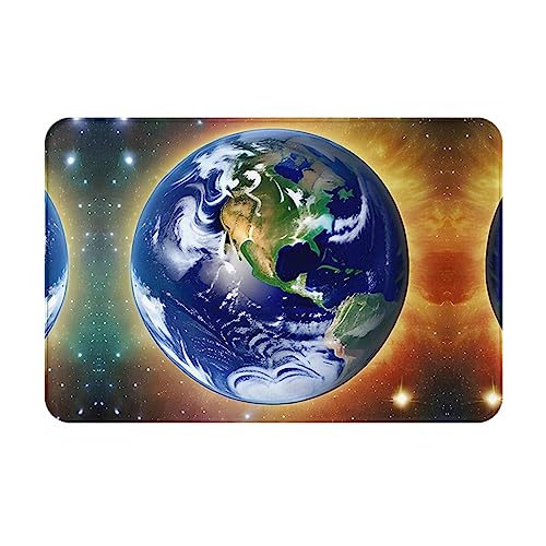 WZYCWB Bodenabsorbierende Fußmatte, Größe 40,6 x 61 cm, schützt effektiv das Wohnzimmer, das Badezimmer und die Haustür vor der Reinigung des kosmischen Erdmusters WZYCWB Bodenabsorbierende Fußmatte, Größe 40,6 x 61 cm, schützt effektiv das Wohnzimmer, das Badezimmer und die Haustür vor der Reinigung des kosmischen Erdmusters von WZYCWB