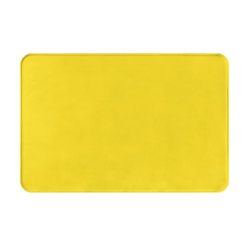 WZYCWB Bodenabsorbierende Fußmatte, Größe 40,6 x 61 cm, schützt effektiv das Wohnzimmer, das Badezimmer und die Haustür vor der Reinigung von hellgelben Mustern von WZYCWB