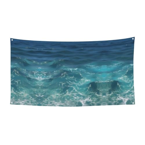 WZYCWB Das Party-Banner "Deep Ocean" eignet sich für Geburtstagsfeiern oder Feiertagsdekorationen von WZYCWB