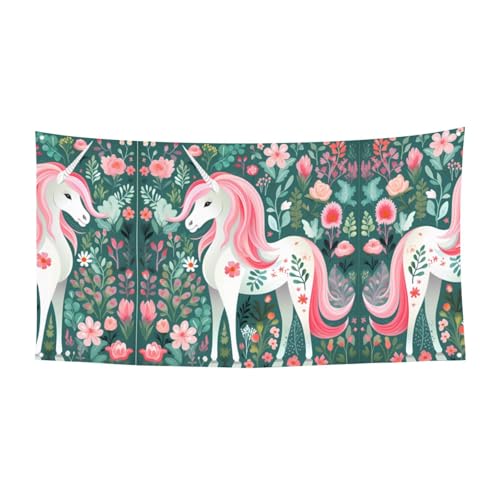 WZYCWB Einhorn mit rosa Haaren Partybanner Partydekoration Banner geeignet für Geburtstagsfeiern oder Feiertagsdekorationen WZYCWB Einhorn mit rosa Haaren Partybanner Partydekoration Banner geeignet für Geburtstagsfeiern oder Feiertagsdekorationen von WZYCWB