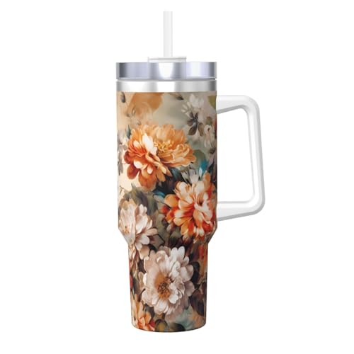 WZYCWB Eisbecher mit Kolibri-Muster – 1,2 l doppellagiger Edelstahl-Vakuumbecher, auslaufsicher und tragbar WZYCWB Eisbecher mit Kolibri-Muster – 1,2 l doppellagiger Edelstahl-Vakuumbecher, auslaufsicher und tragbar von WZYCWB