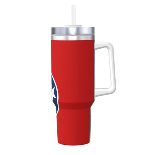 WZYCWB Eisbecher mit Tennessee-Flagge – 1,2 l doppellagiger Edelstahl-Vakuumbecher, auslaufsicher und tragbar WZYCWB Eisbecher mit Tennessee-Flagge – 1,2 l doppellagiger Edelstahl-Vakuumbecher, auslaufsicher und tragbar von WZYCWB