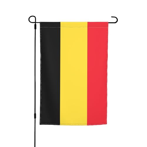 WZYCWB Gartenflagge, 30,5 x 45,7 cm, dekorative Flagge, Terrasse, Balkon, Hinterhof, Rasen, dekorative Flagge von Belgien von WZYCWB
