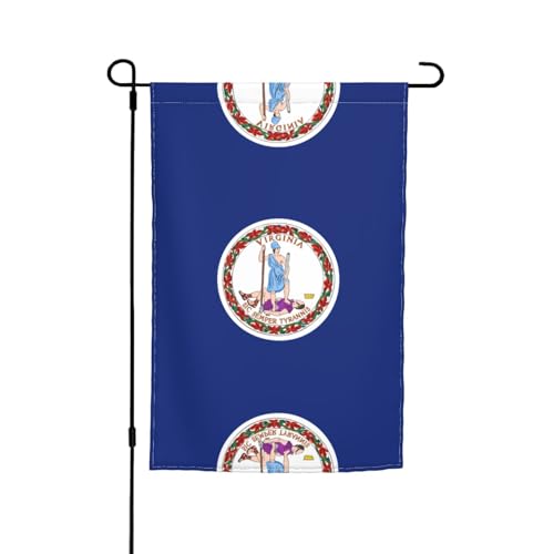 WZYCWB Gartenflagge, 30,5 x 45,7 cm, dekorative Flagge, Terrasse, Balkon, Hinterhof, Rasen, dekorative Flagge von Virginia Muster von WZYCWB