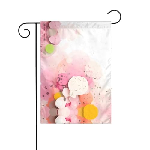 WZYCWB Gartenflaggen aus farbigem Fragmentpapier, 30,5 x 45,7 cm, dekorative Gartenflaggen zum Aufhängen WZYCWB Gartenflaggen aus farbigem Fragmentpapier, 30,5 x 45,7 cm, dekorative Gartenflaggen zum Aufhängen von WZYCWB