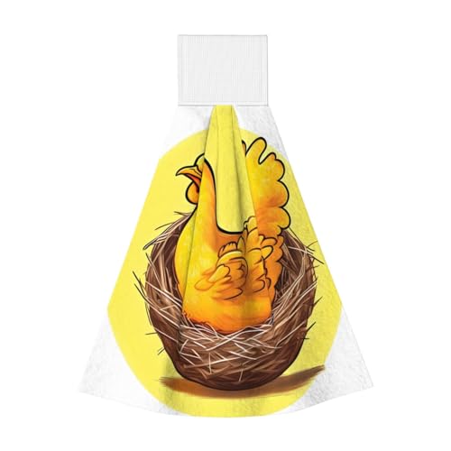 WZYCWB Hängendes Korallen-Fleece-Handtuch, Kinder- und Erwachsenen-Bad- und Küchen-Hänge-Handtuch, Vogelnest Goldenes Huhn, super saugfähiges Küchentuch WZYCWB Hängendes Korallen-Fleece-Handtuch, Kinder- und Erwachsenen-Bad- und Küchen-Hänge-Handtuch, Vogelnest Goldenes Huhn, super saugfähiges Küchentuch von WZYCWB