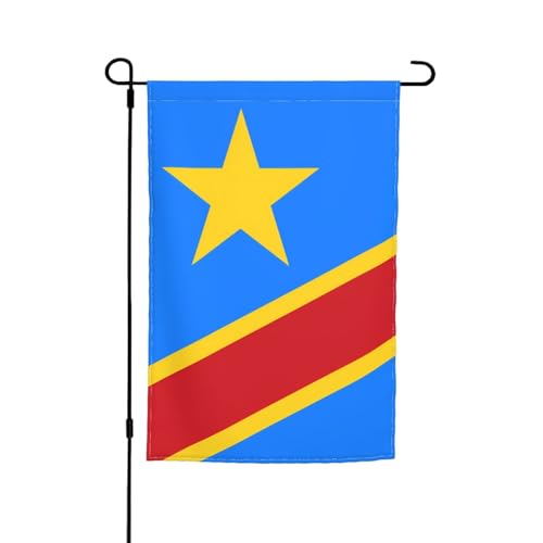 WZYCWB Hofflagge, 30,5 x 45,7 cm, dekorative Gartenflagge, Terrasse, Balkon, Hinterhof, Rasen, dekorative Flagge des Kongo-Musters von WZYCWB