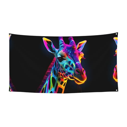 WZYCWB Neon Giraffe Party Banner Party Dekoration Banner geeignet für Geburtstagsfeiern oder Feiertagsdekorationen WZYCWB Neon Giraffe Party Banner Party Dekoration Banner geeignet für Geburtstagsfeiern oder Feiertagsdekorationen von WZYCWB