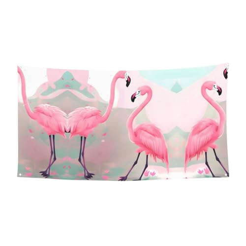 WZYCWB Party-Banner mit Flamingo-Motiv, geeignet für Geburtstagsfeiern oder Feiertagsdekorationen WZYCWB Party-Banner mit Flamingo-Motiv, geeignet für Geburtstagsfeiern oder Feiertagsdekorationen von WZYCWB