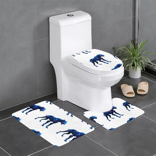 WZYCWB Robo-Panther Stalk Bedrucktes Teppich-Set - Anti-Rutsch-Schutzmatte für Zuhause Badezimmer, schnell trocknend und leicht zu reinigen von WZYCWB