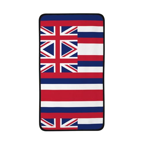WZYCWB Schnelltrocknendes Handtuch mit Hawaii-Flagge, 40,6 x 71,1 cm, saugfähiges Sporthandtuch, geeignet für Reisen, Fitnessstudio, Camping im Freien usw. von WZYCWB
