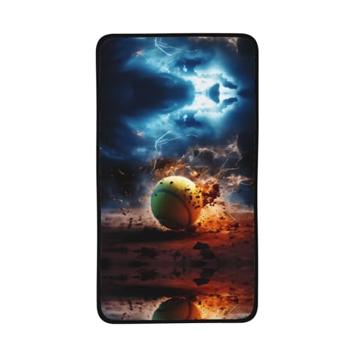 WZYCWB Schnelltrocknendes Handtuch mit Lightning-Tennis-Motiv, 40,6 x 71,1 cm, saugfähiges Sporthandtuch, geeignet für Reisen, Fitnessstudio, Camping im Freien usw. von WZYCWB