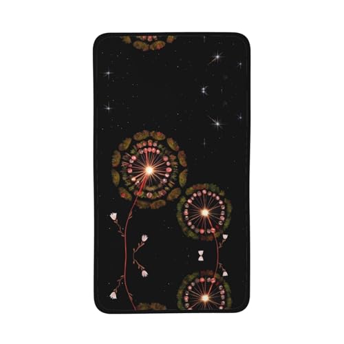 WZYCWB Schnelltrocknendes Handtuch mit Löwenzahnmotiv, 40,6 x 71,1 cm, saugfähiges Sporthandtuch, geeignet für Reisen, Fitnessstudio, Camping im Freien usw. von WZYCWB