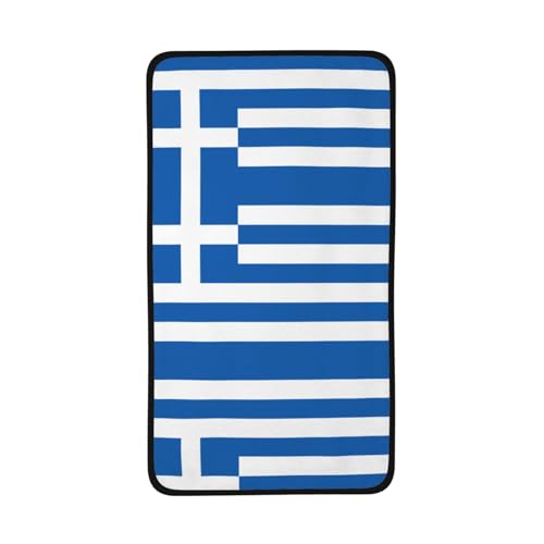 WZYCWB Schnelltrocknendes Handtuch mit griechischer Flagge, 40,6 x 71,1 cm, saugfähiges Sporthandtuch, geeignet für Reisen, Fitnessstudio, Camping im Freien usw. von WZYCWB