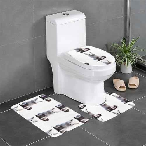 WZYCWB Sitzender Fuchs bedruckter Teppich-Set – rutschfeste Schutzmatte für Zuhause, Badezimmer, schnell trocknend und leicht zu reinigen WZYCWB Sitzender Fuchs bedruckter Teppich-Set – rutschfeste Schutzmatte für Zuhause, Badezimmer, schnell trocknend und leicht zu reinigen von WZYCWB