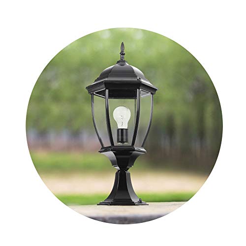WZYDYDY Bodenleuchte LED Bodeneinbauleuchte Wasserdicht IP44 Europäischer Stil Rostet Nicht Zaun Garten Landschaft Draussen, 2 Farben, 3 Größen(A,55cm) von WZYDYDY