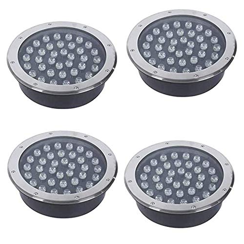 WZYDYDY LED Bodeneinbaustrahler Set 36W LED Leuchtmittel rund - IP67 85-265V AC[ Bodeneinbauleuchte Bodenleuchte Bodenlampe ](Red Light) von WZYDYDY
