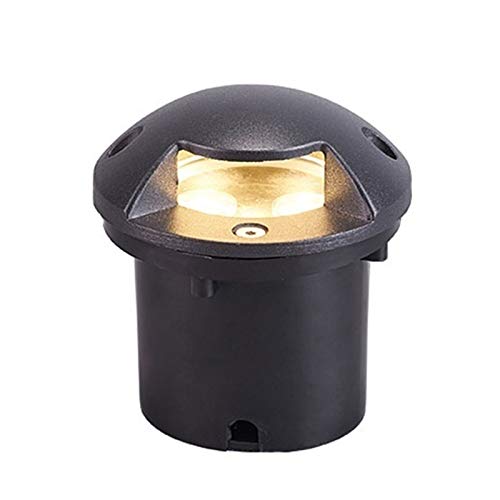 WZYDYDY LED Landschaft Beleuchtung Pathway Landschaft Leuchten im Boden gut Lichter Seitenglühfasern 12V Niedervolt-IP67 wasserdichte Außenleuchte for Auffahrt, Deck, Gartenleuchte(Blue Light,12W) von WZYDYDY