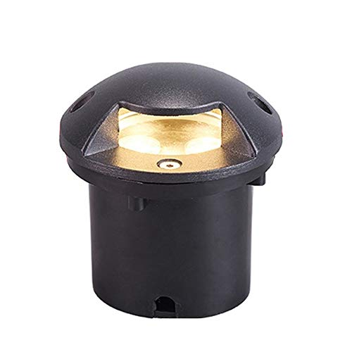 WZYDYDY LED-Landschaftsbeleuchtungsweg Landschaftslichter in Bodenbrunnenlichtern Seitenlicht 24 V Niederspannung IP67 wasserdichte Außenlichter for Auffahrt, Deck, Gartenlichter(White Light,3W) von WZYDYDY