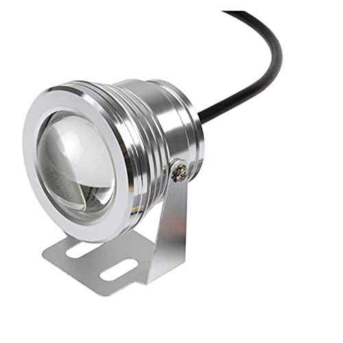 WZYDYDY Poollicht Unterwasser Pool Scheinwerfer 10W strahler Unterwasser IP68 wasserdicht Aufputz Unterwasserscheinwerfer(Warm White Light,A-24V) von WZYDYDY