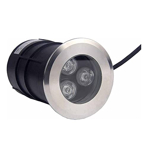 Eingebettet Pool Scheinwerfer, Einbaustrahler Unterwasser, Unterwasser-LED-Strahler, Kleiner IP68 12V Niederspannungs-LED-Einbaustrahler, für Garten, Terrassen, Treppenhaus, Poolbeleuchtung(Grün,3W-75 von WZYJLyds
