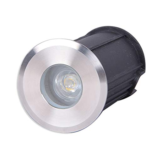 WZYJLyds Bodeneinbaustrahler Schwimmbad 1W/3W IP68 wasserdicht bodenleuchten aussen led 12V&24V Sicherheitsspannung for Treppen, Terrassen, Gänge, Schwimmbäder(Grün,42x75mm(12V)) von WZYJLyds