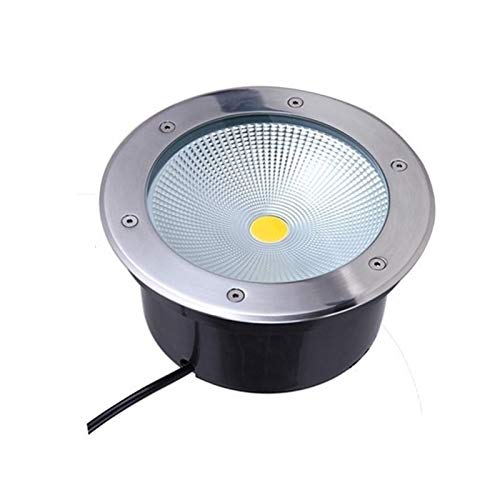 WZYJLyds Bodenstrahler Außen COB IP65 wasserdicht Hohe Energie Integrierter Chip Eingebettet Deck Balkon Terrasse Aufhellen Warmweißes Licht 85-265V(Warmweiß,15W) von WZYJLyds