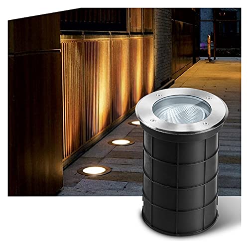 WZYJLyds Einstellbar Bodenstrahler Außen COB Super Hell LED Bodeneinbaustrahler Akzentbeleuchtung Im Freien zur Beleuchtung Von Palmen, BAU Von Außenwänden, Steinmauern(Warm White Light(85-265V),30W) von WZYJLyds