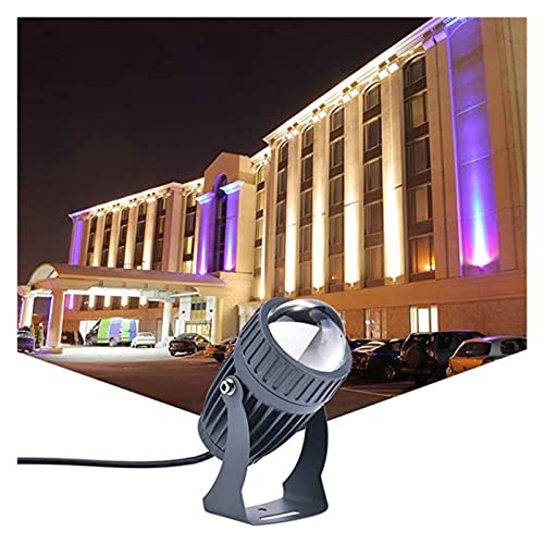 WZYJLyds LED-Strahler Strahler mit Schmalem Strahl IP68 Wasserdicht Punktlicht 10W Außenwandleuchte Landschaftsbeleuchtung(Warmweiß,110-230V) von WZYJLyds