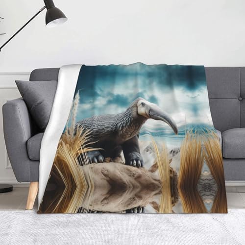 WZYWHJ Anteater Flanelldecke - Weiche und strapazierfähige Winterdecke für Zuhause und Reisen von WZYWHJ