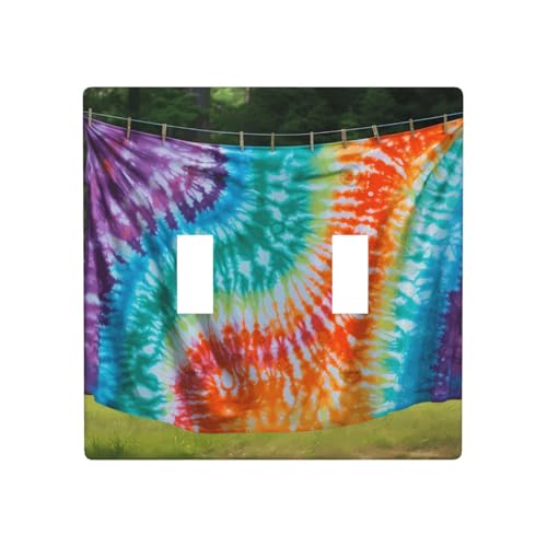 WZYWHJ Buntes Batikmuster, thermoplastische Platte für Schalterabdeckung, dekorative Wandplatte, die nicht leicht beschädigt wird WZYWHJ Buntes Batikmuster, thermoplastische Platte für Schalterabdeckung, dekorative Wandplatte, die nicht leicht beschädigt wird von WZYWHJ