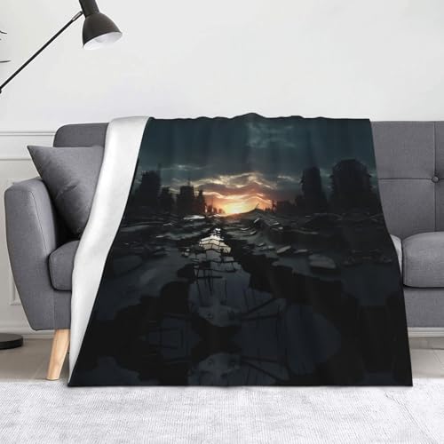 WZYWHJ Dark Skies Flanelldecke - Weiche und strapazierfähige Winterdecke für Zuhause und Reisen von WZYWHJ