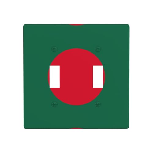 WZYWHJ Flagge von Bangladesch Muster, thermoplastische Platte für Schalterabdeckung, dekorative Wandplatte, die nicht leicht beschädigt wird WZYWHJ Flagge von Bangladesch Muster, thermoplastische Platte für Schalterabdeckung, dekorative Wandplatte, die nicht leicht beschädigt wird von WZYWHJ