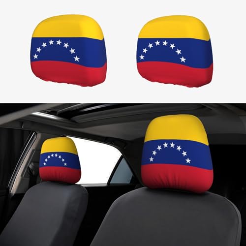 WZYWHJ Flagge von Venezuela Druck Auto Kissenbezug 2 Stück Sitzbezug Zubehör Schutzhülle Universal WZYWHJ Flagge von Venezuela Druck Auto Kissenbezug 2 Stück Sitzbezug Zubehör Schutzhülle Universal von WZYWHJ