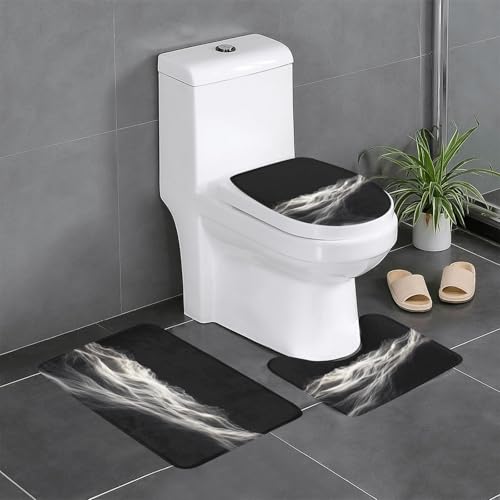 WZYWHJ Interstellar Badezimmermatten-Set mit 4 Badezimmer-Fußmatten, rutschfest, langlebig, leicht zu reinigen, geeignet für Bad und WC WZYWHJ Interstellar Badezimmermatten-Set mit 4 Badezimmer-Fußmatten, rutschfest, langlebig, leicht zu reinigen, geeignet für Bad und WC von WZYWHJ