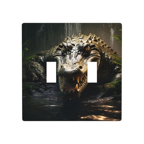 WZYWHJ Krokodil-Oberflächenmuster, thermoplastische Platte für Schalterabdeckung, dekorative Wandplatte, die nicht leicht beschädigt wird WZYWHJ Krokodil-Oberflächenmuster, thermoplastische Platte für Schalterabdeckung, dekorative Wandplatte, die nicht leicht beschädigt wird von WZYWHJ