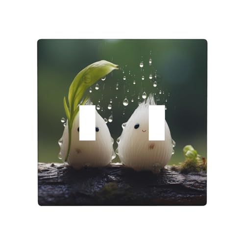 WZYWHJ Little Frost im Regen: Thermoplastische Platte für Schalterabdeckung, dekorative Wandblende, die nicht leicht beschädigt wird WZYWHJ Little Frost im Regen: Thermoplastische Platte für Schalterabdeckung, dekorative Wandblende, die nicht leicht beschädigt wird von WZYWHJ